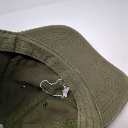 Africa Map Slideback Baseball Cap Brown One Size Adjustable Embroidered Eckos