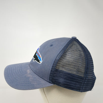 Patagonia Snapback Trucker Hat Blue One Size Adjustable Embroidered Mesh Back