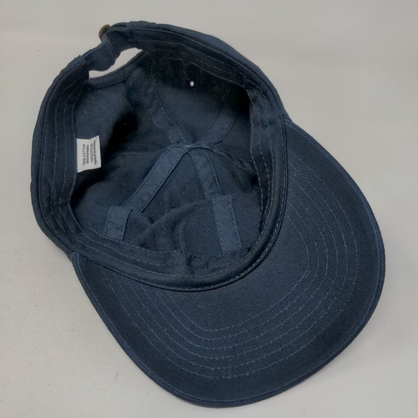 She Explores Florida Slideback Hat Blue One Size Adjustable Vented Holes 6 Panel