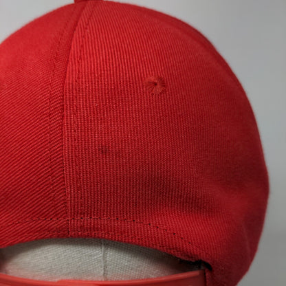 Backwoods Always True Snapback Hat Red One Size Adjustable Embroidered
