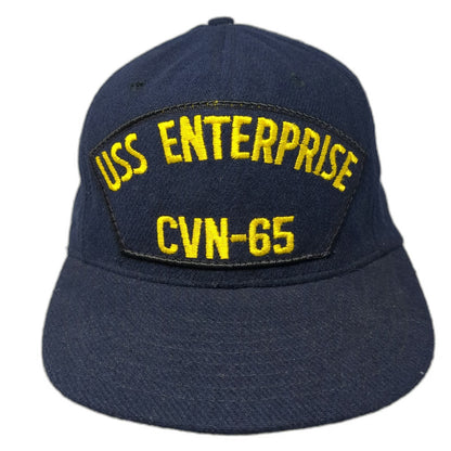 Northstar USS Enterprise CVN-65 US Navy Snapback Hat Blue One Size USA Made