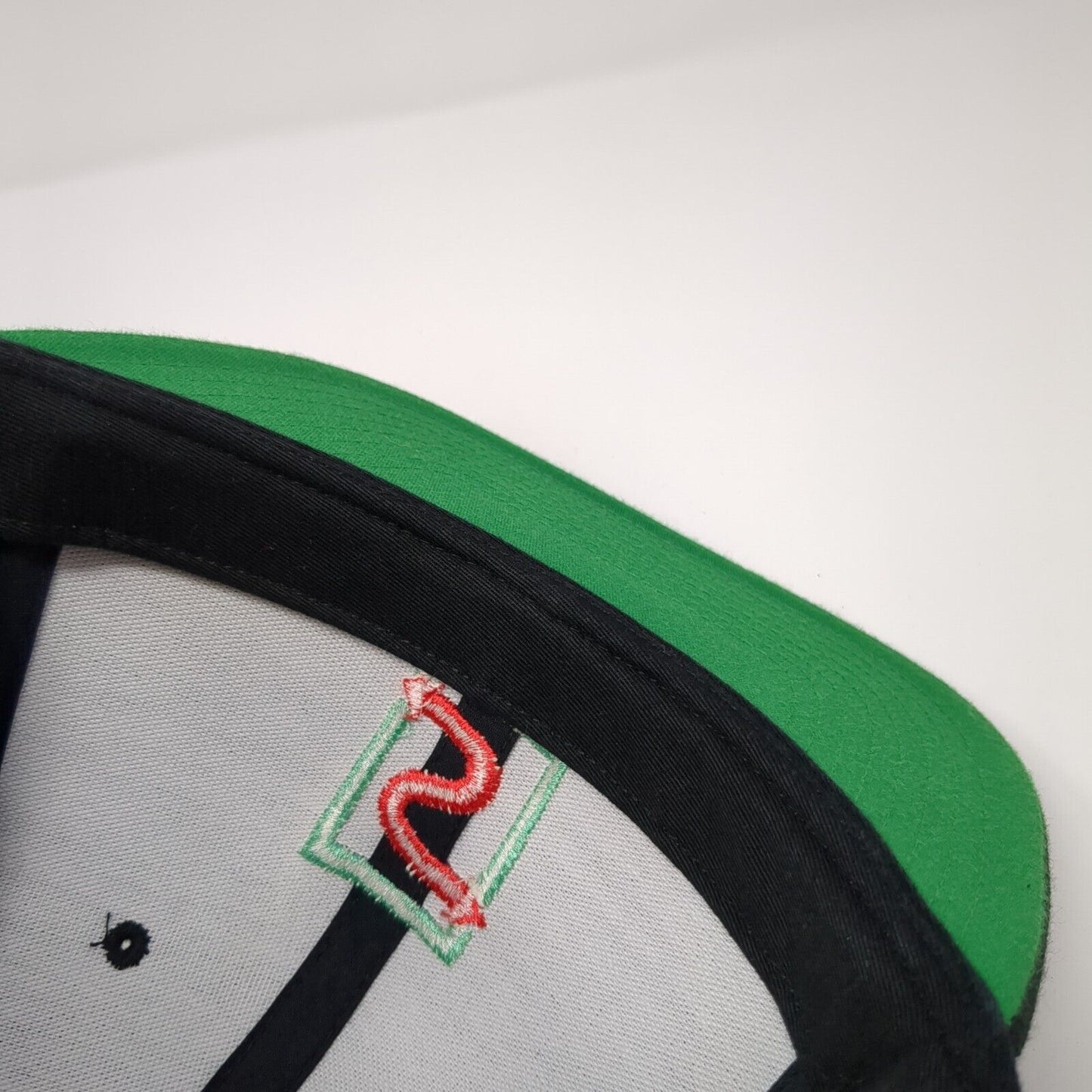Yupoong Snapback Hat Black One Size Adjustable Solid Embroidered Logo