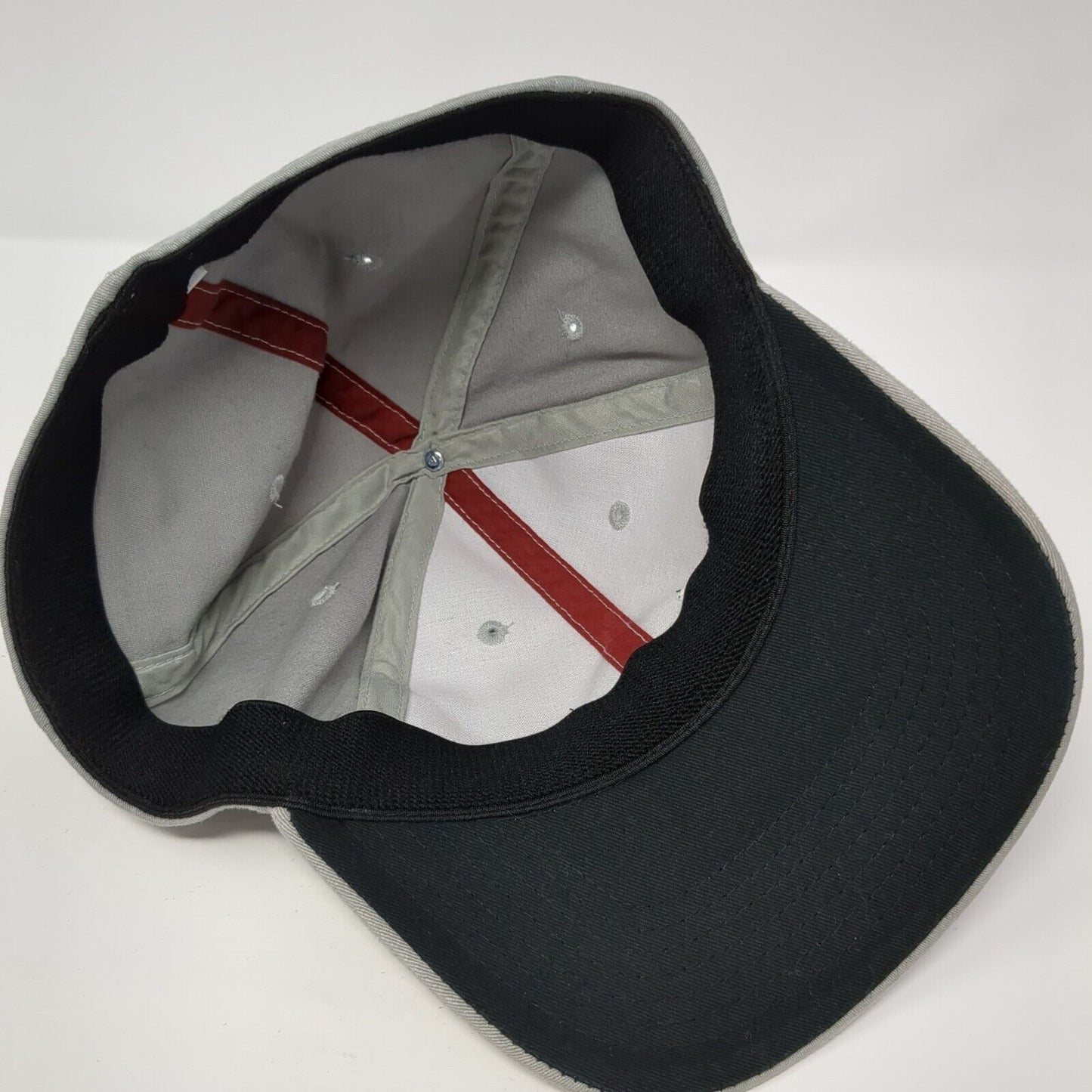 TaylorMade Golf Company Fitted Hat Gray L/XL Solid Stretch 6 Panel