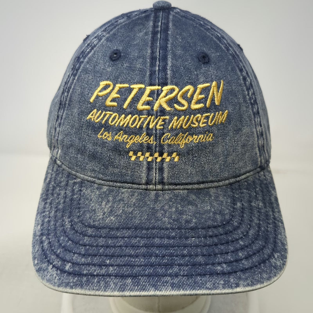 OTTO Baseball Cap Blue One Size Petersen Automotive Museum CA Acid Wash Hat