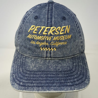 OTTO Baseball Cap Blue One Size Petersen Automotive Museum CA Acid Wash Hat