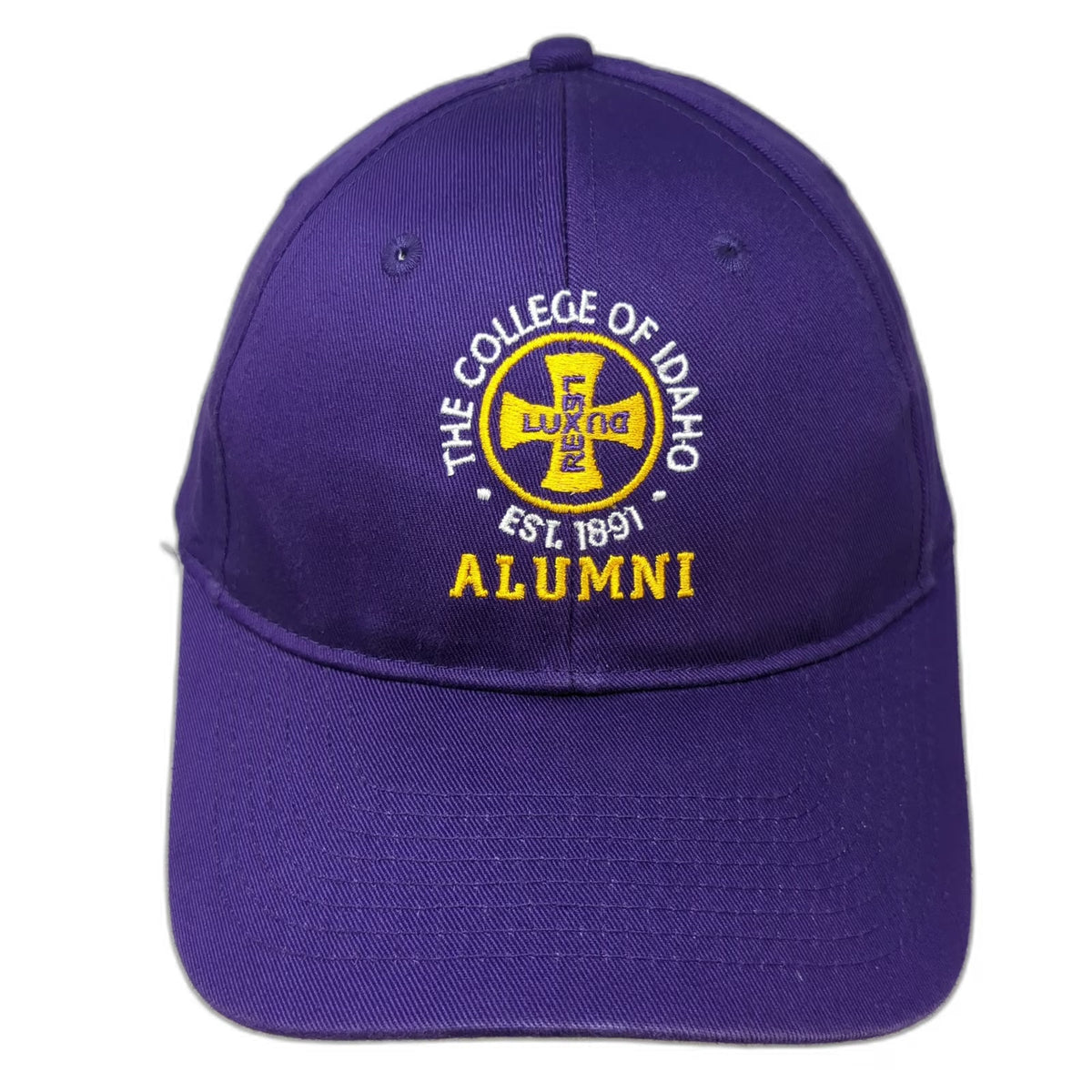 Port & Company Baseball Cap Purple One Size College of Idaho Alumni Seal hat