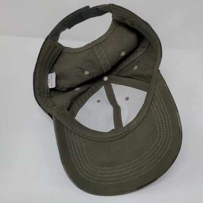 Unbranded Strapback Hat Camouflage OSFM Adjustable Vented Holes 6 Panel Blank