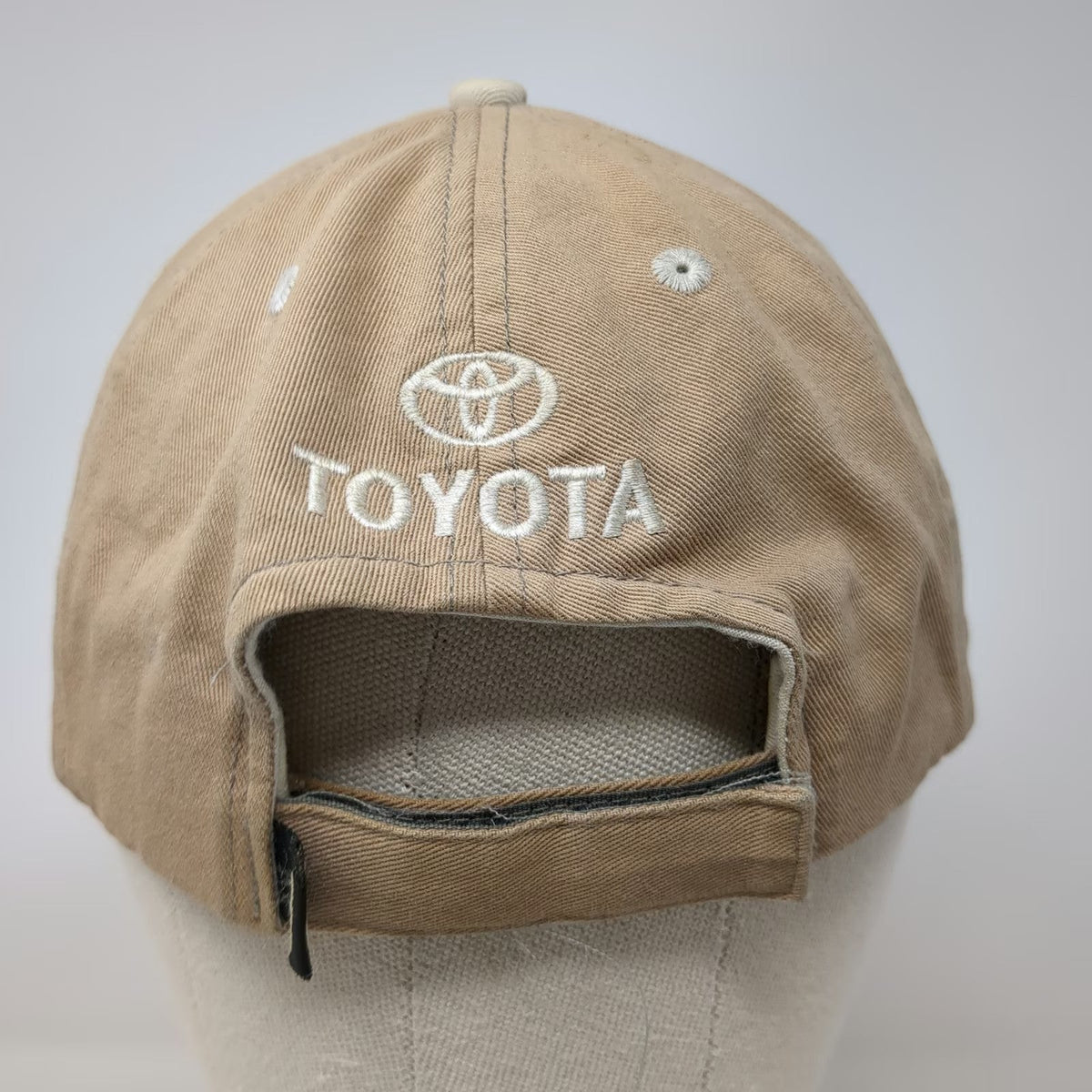 Ouray Baseball Cap Beige OS Alpine Meadows Ski Resort Toyota Logo Strapback Hat