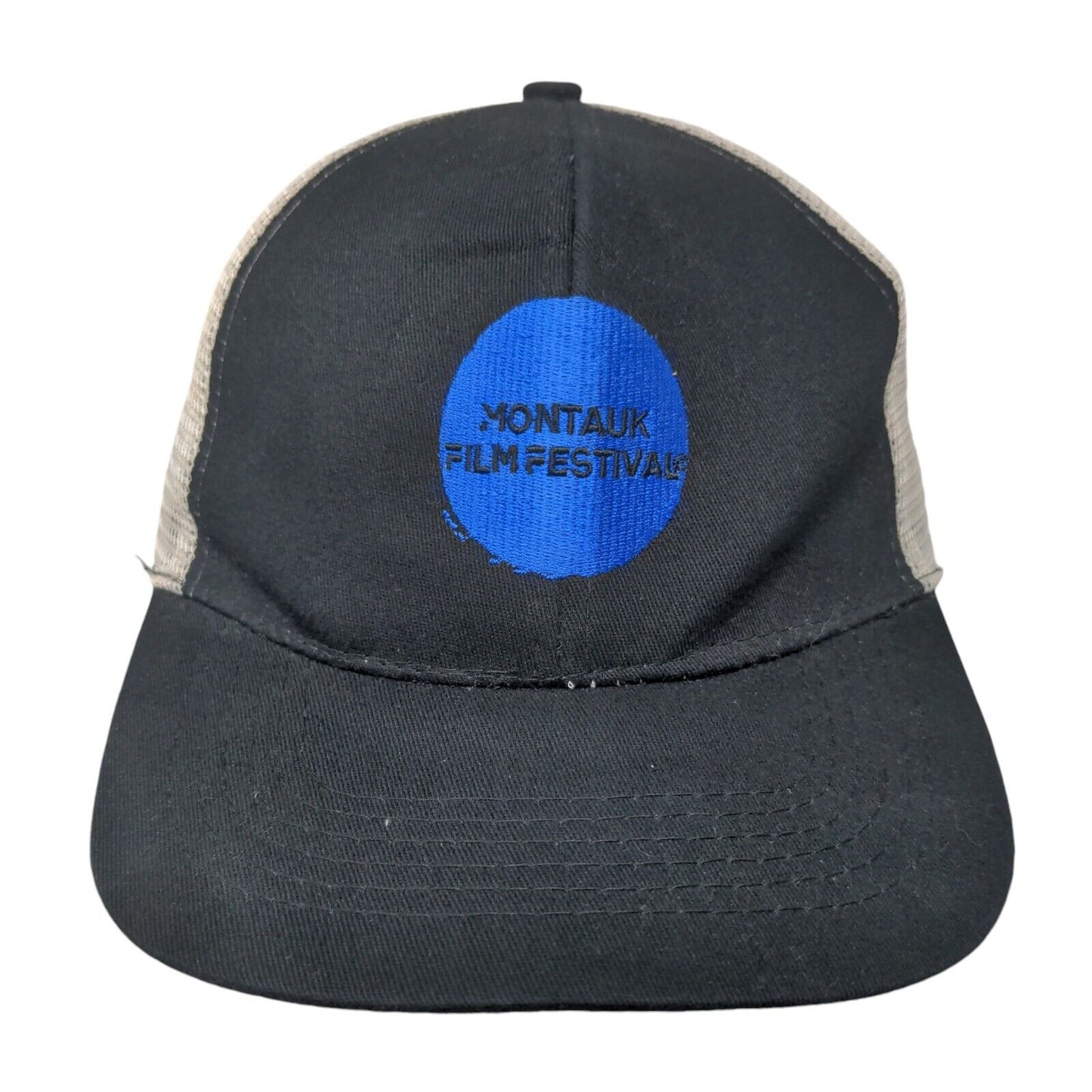 Montauk Film Festival Strapback Mesh Back Trucker Hat Black OSFA Hit Wear