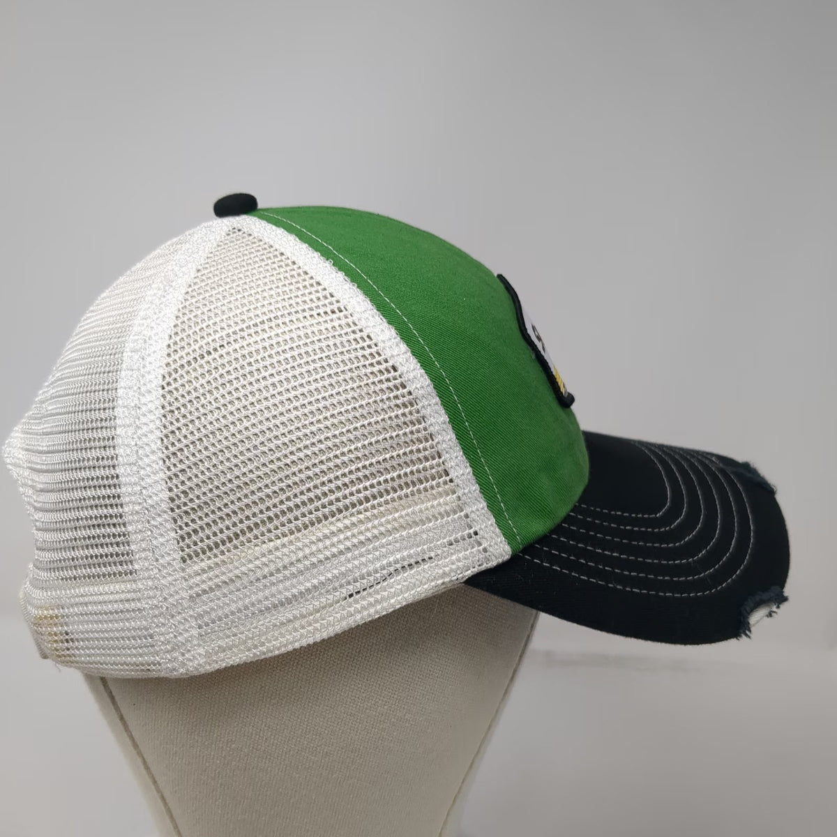 K-Products Baseball Cap Green OSFM Simplot Patch Mesh Back Strapback Trucker Hat