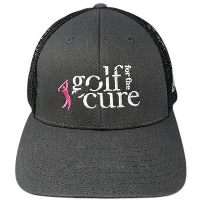 Richardson Trucker Hat Gray L Golf for the Cure MAPEI Snapback Mesh Logo