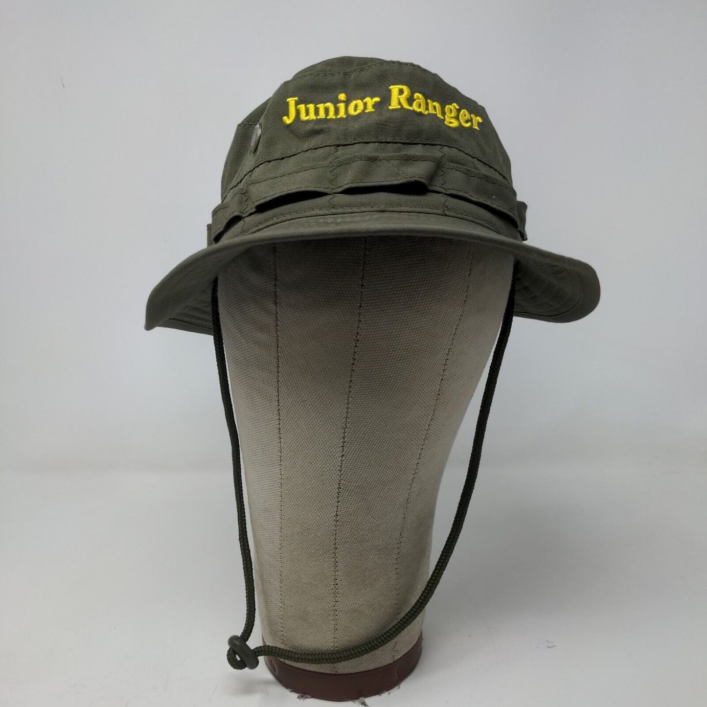 Wild Wild West Boy's Safari Bucket Hat Cotton Blend Green Size M
