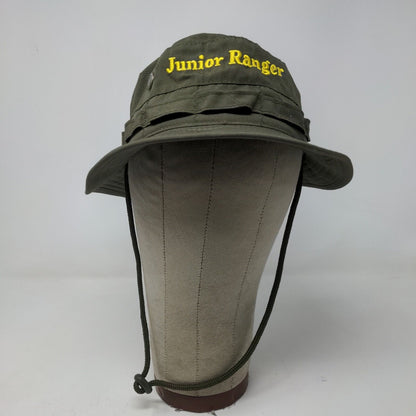 Wild Wild West Boy's Safari Bucket Hat Cotton Blend Green Size M