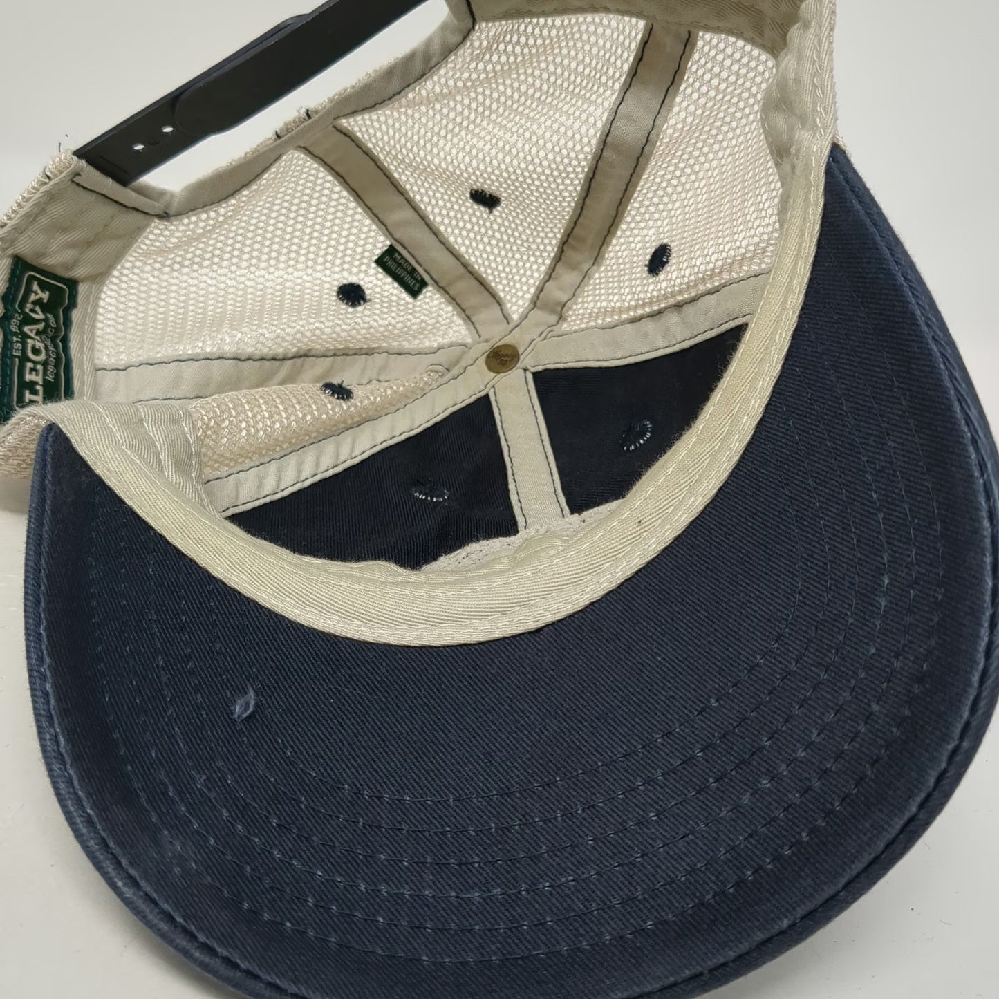 Legacy Trucker Hat Blue One Size Snapback Ocean City New Jersey Mesh Patch
