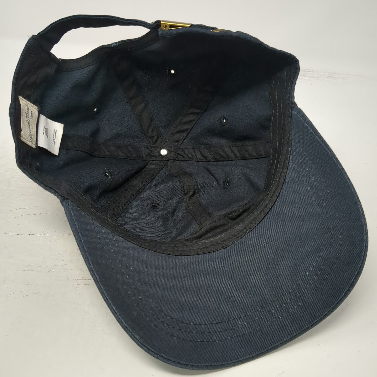 Universal Thread Baseball Cap Black One Size Slideback Hat Solid Cotton Plain
