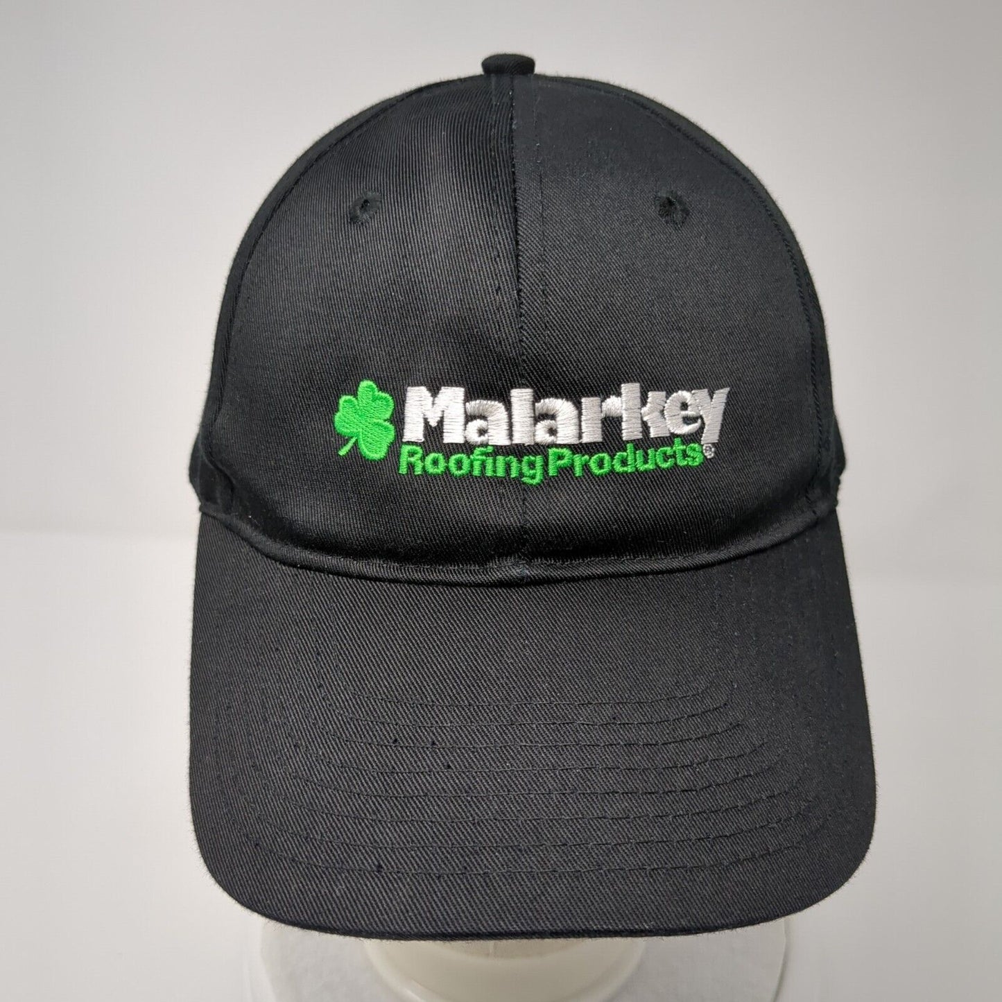 Malarkey Roofing Products Snapback Hat Black OSFA Embroidered 6 Panel