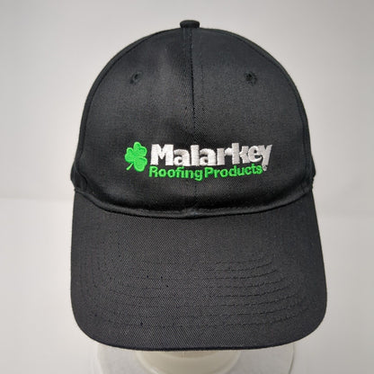 Malarkey Roofing Products Snapback Hat Black OSFA Embroidered 6 Panel