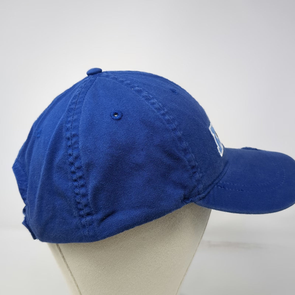 Disney Baseball Cap Blue One Size Monsters University Embroidered MU Logo Hat