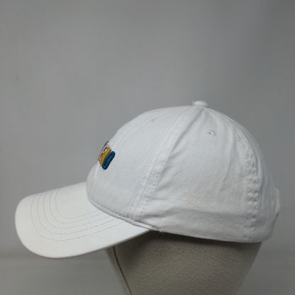 Weekend Slideback Hat White OSFM Adjustable Embroidered Vented Holes 6 Panel