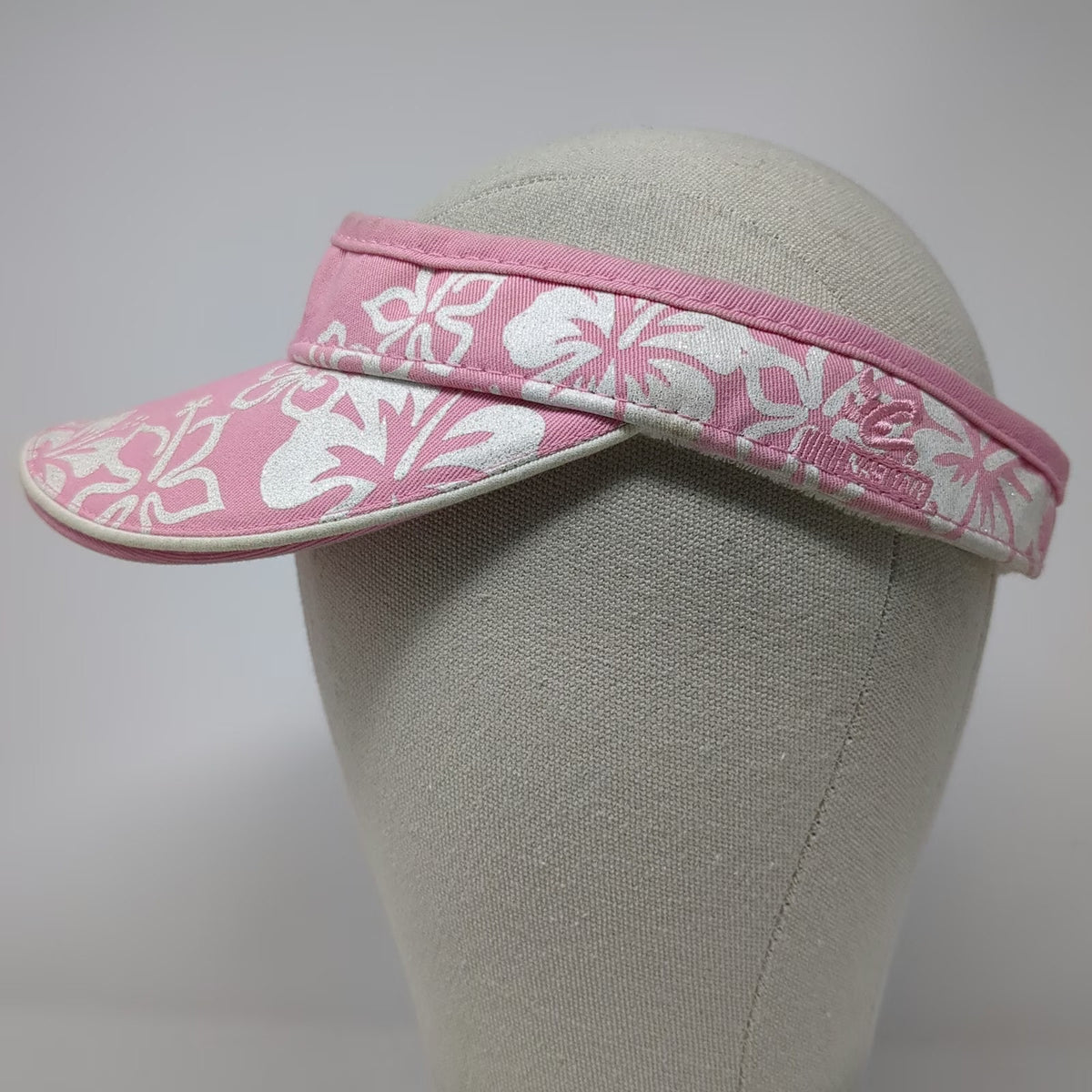 Chase Authentics Visor Pink One Size NASCAR 9 Kasey Kahne Floral Hibiscus Hat