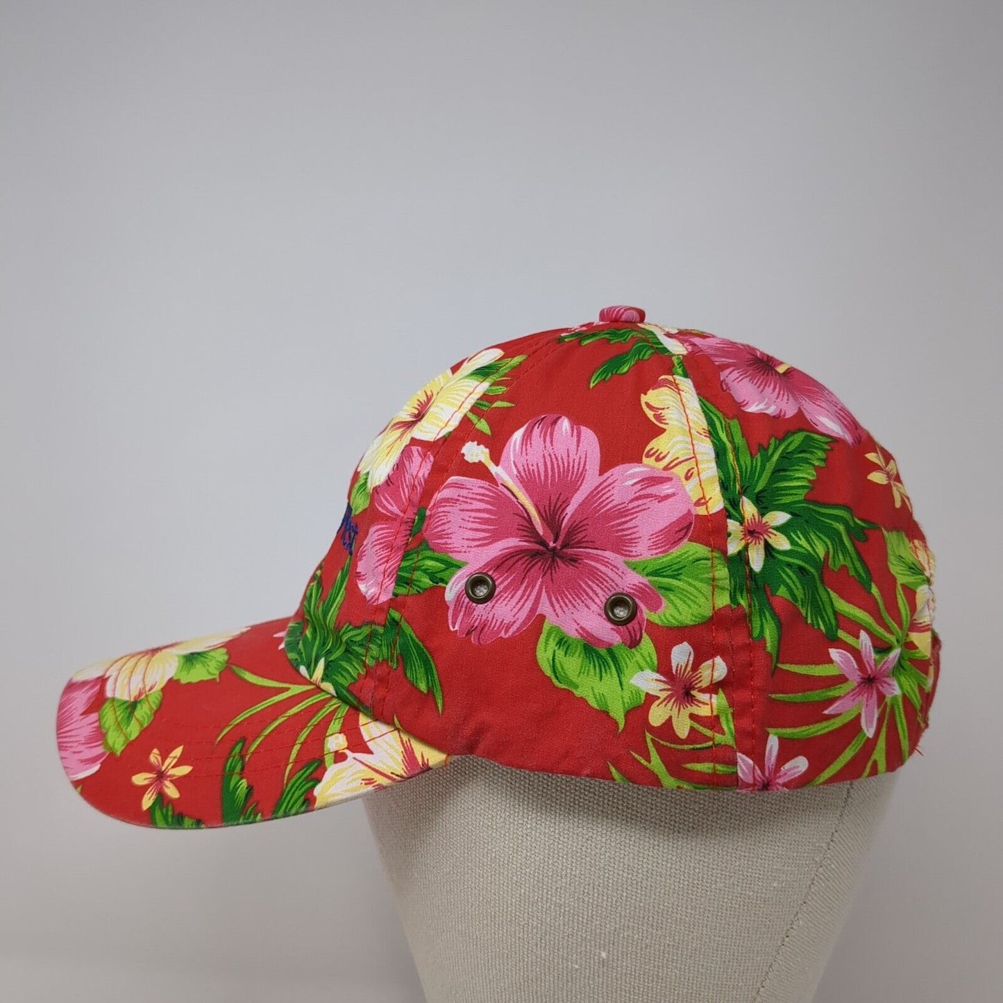 Cruise West Strapback Hat Multi One Size Adjustable Floral Hawaiian HG