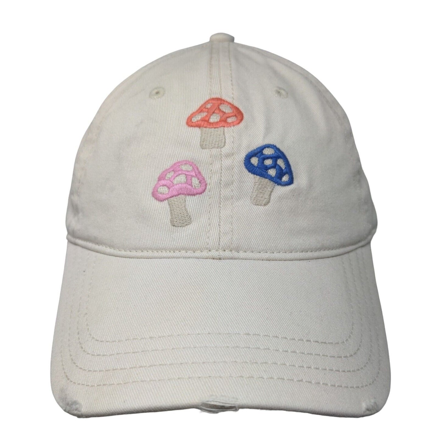 Mushroom Slideback Hat Tan One Size Embroidered Adjustable Aerie