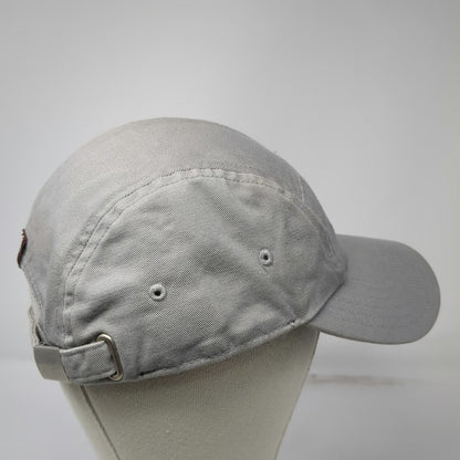 Banner & Oak 5 Panel Gray One Size Hat Mountain Graphic Slideback Patch Twill