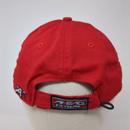 Kingdom Magazine 10 Years Strapback Hat Red OS Extreme Fit Adjustable Ahead