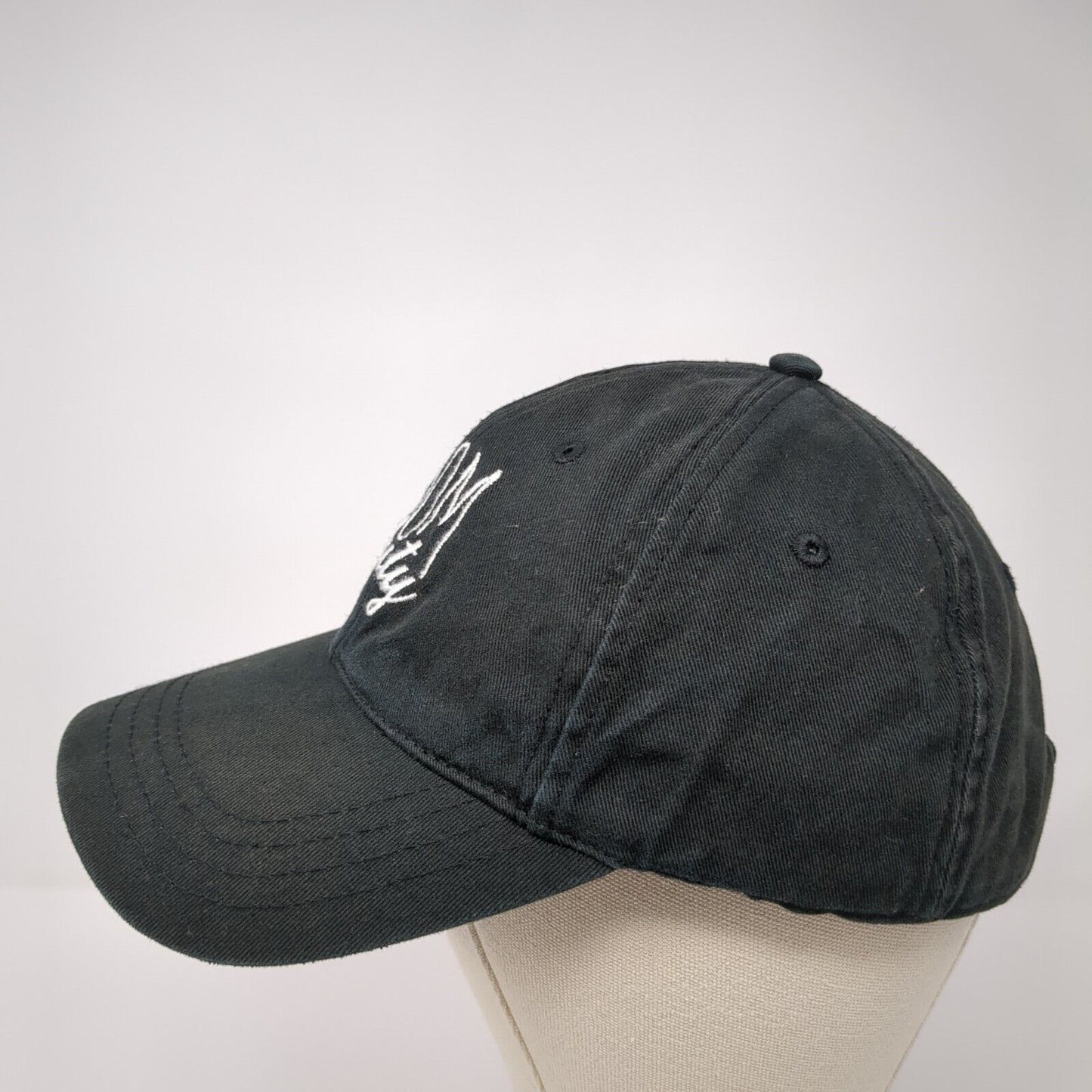Mom Duty Slideback Hat Black One Size Adjustable Embroidered 6 Panel