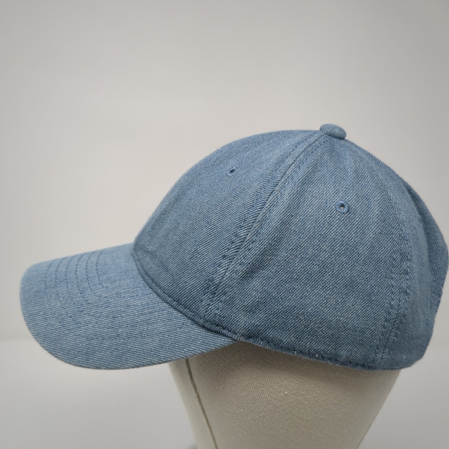 Unbranded Slideback Baseball Cap Blue One Size Adjustable 6 Panel Blank