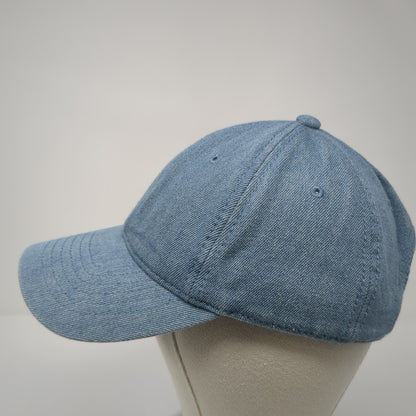 Unbranded Slideback Baseball Cap Blue One Size Adjustable 6 Panel Blank