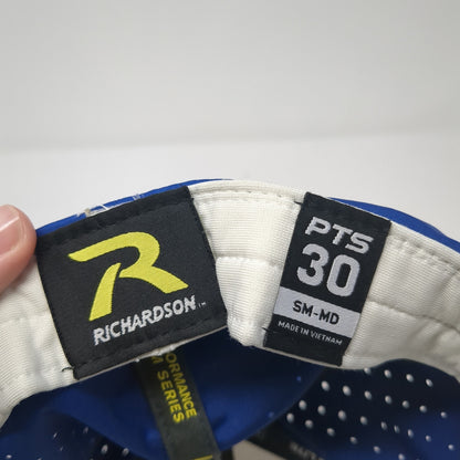 Godfrey Timberwolves Fitted Baseball Cap Blue Medium Embroidered Richardson