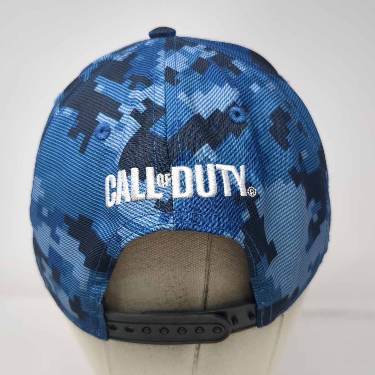 Call of Duty Modern Warfare Snapback Blue One Size Digital Camo Video Game Hat