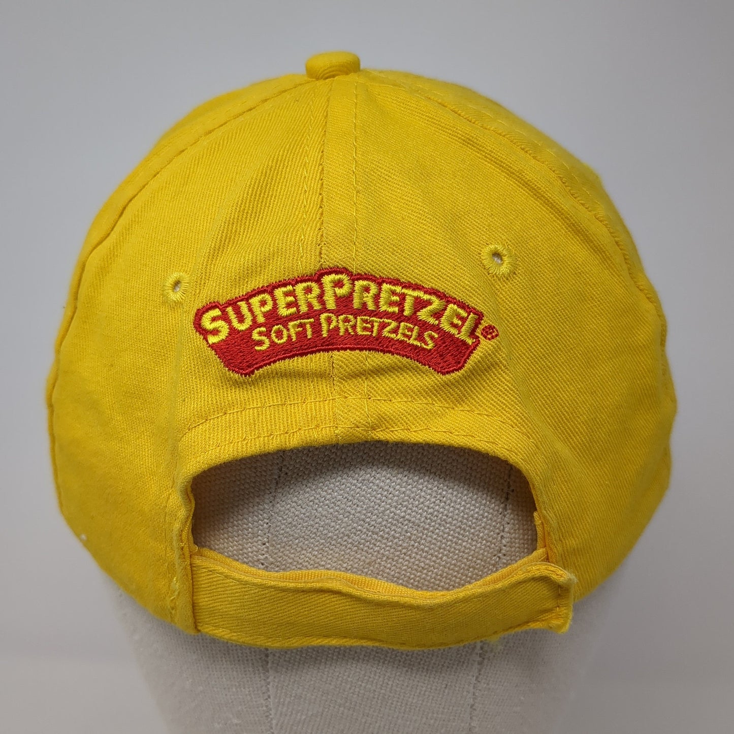 Super Awesome Super Pretzel Hat Baseball Cap Yellow One Size Adjustable Hit Wear