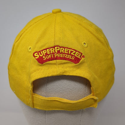 Super Awesome Super Pretzel Hat Baseball Cap Yellow One Size Adjustable Hit Wear