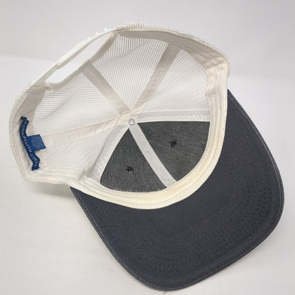 Bank Of Idaho Snapback Trucker Hat Gray OS Adjustable Mesh Back Port Authority