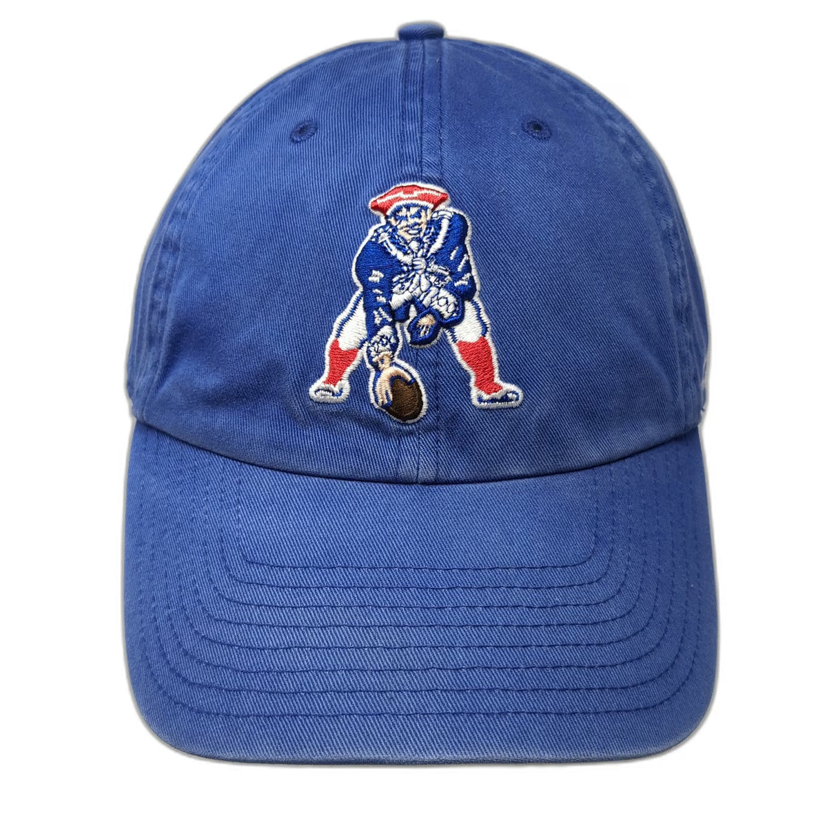 New England Patriots NFL '47 Cap Blue One Size Throwback Logo Slideback Cotton