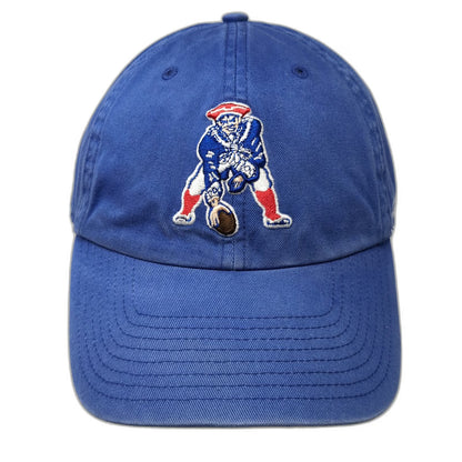 New England Patriots NFL '47 Cap Blue One Size Throwback Logo Slideback Cotton