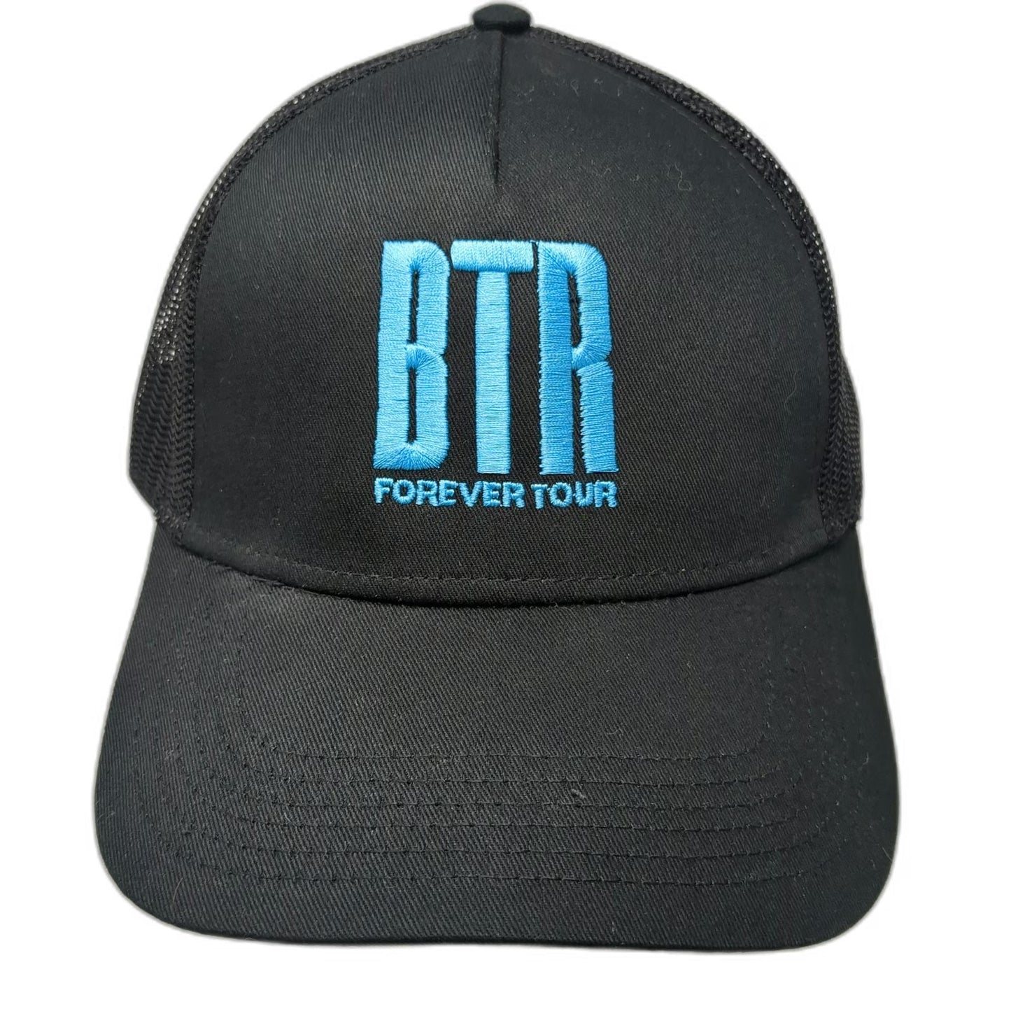 Otto Trucker Hat Black One Size BTR Forever Tour Concert Merchandise Snapback