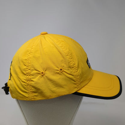 Tommy Hilfiger Baseball Cap Yellow One Size Nylon Strapback Coldstop Patch Hat