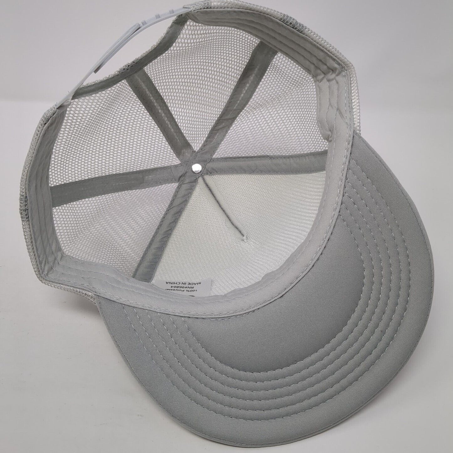 Diet Coke Snapback Mesh Back Trucker Hat Gray One Size Solid Outdoor