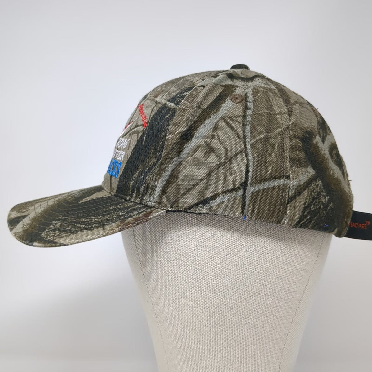 Port Authority Baseball Cap Brown One Size Camo Salmon River Jet Boat Races hat
