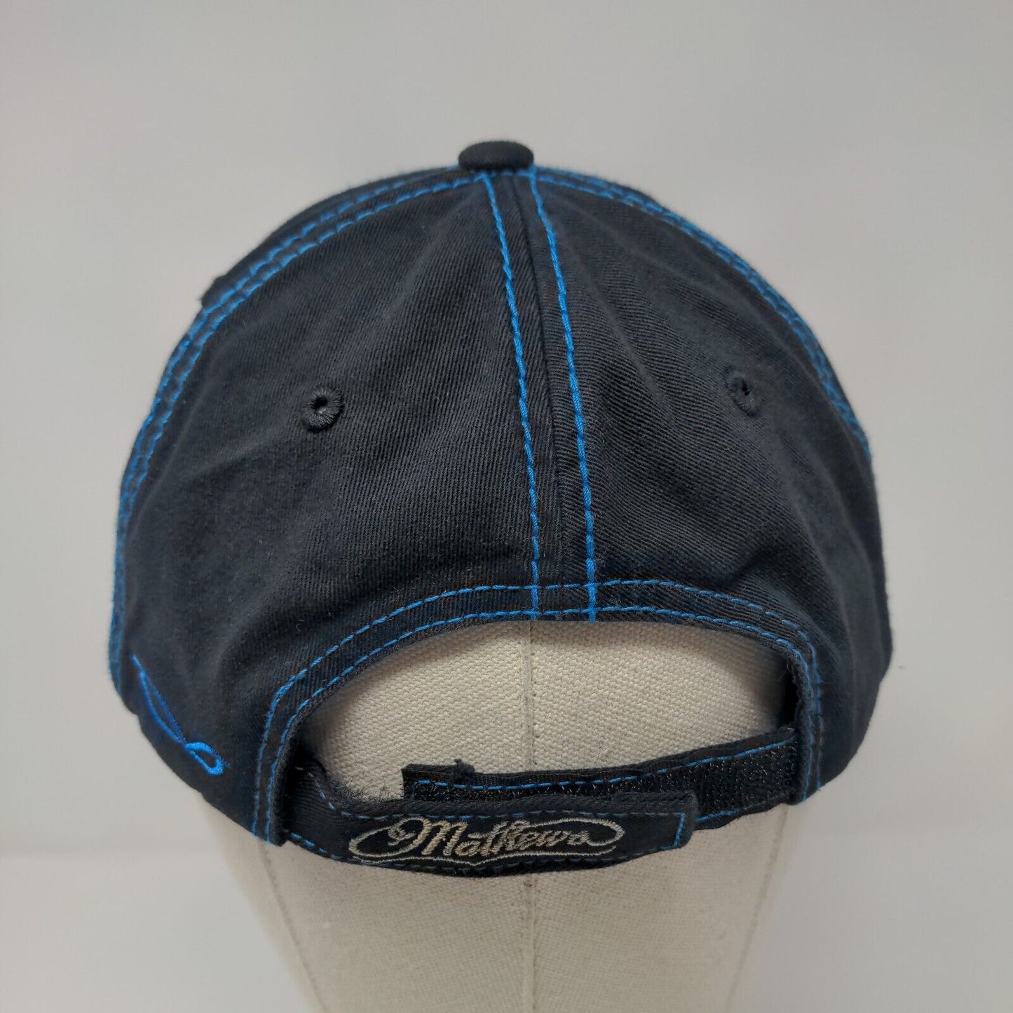 McPherson Series Monster Strapback Hat Black OSFA Embroidered Mathews