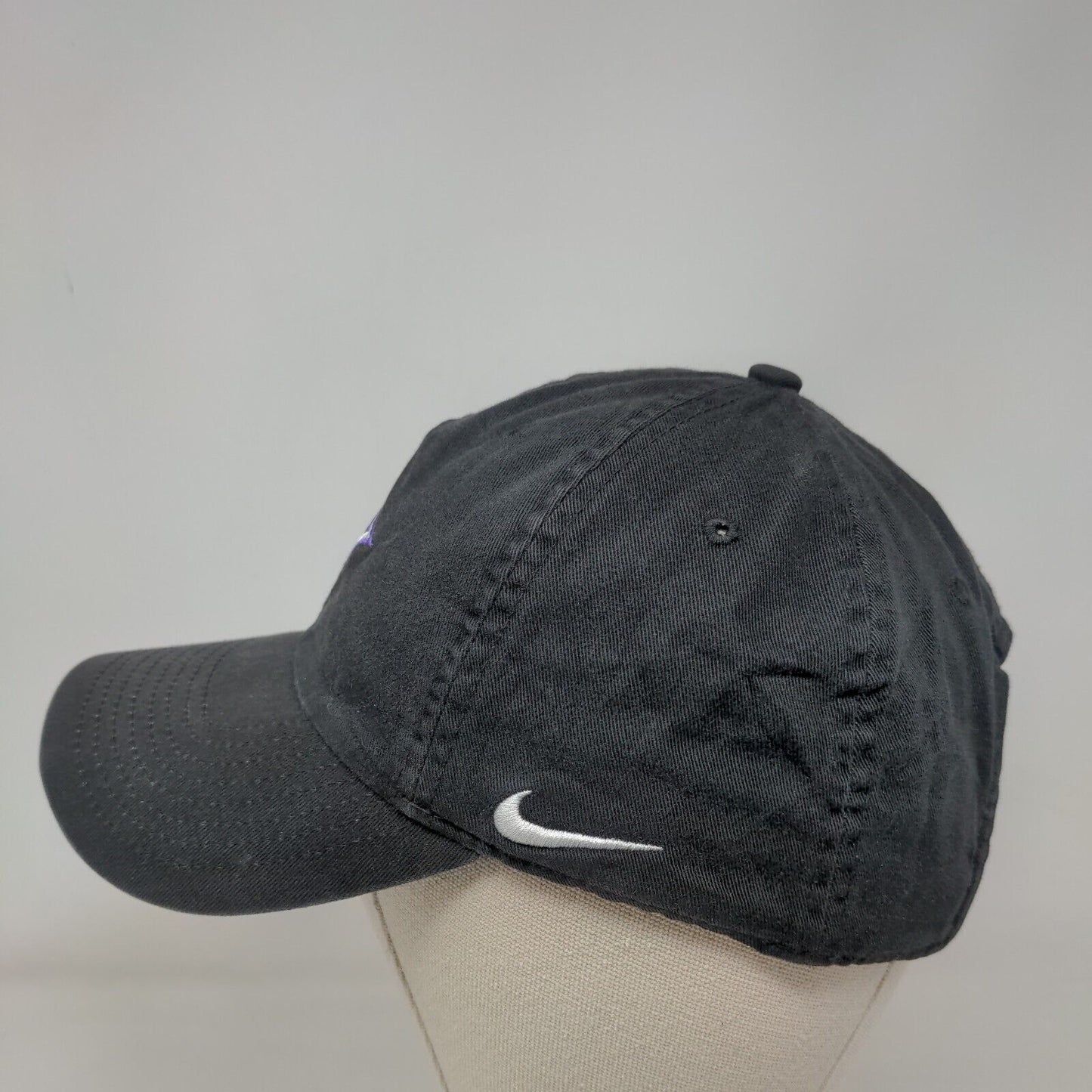 Furman University Slideback Hat Black OSFM Adjustable Embroidered Nike