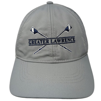 Pacific Headwear Baseball Cap Gray One Size Perforated Greater Lawrence Row Hat