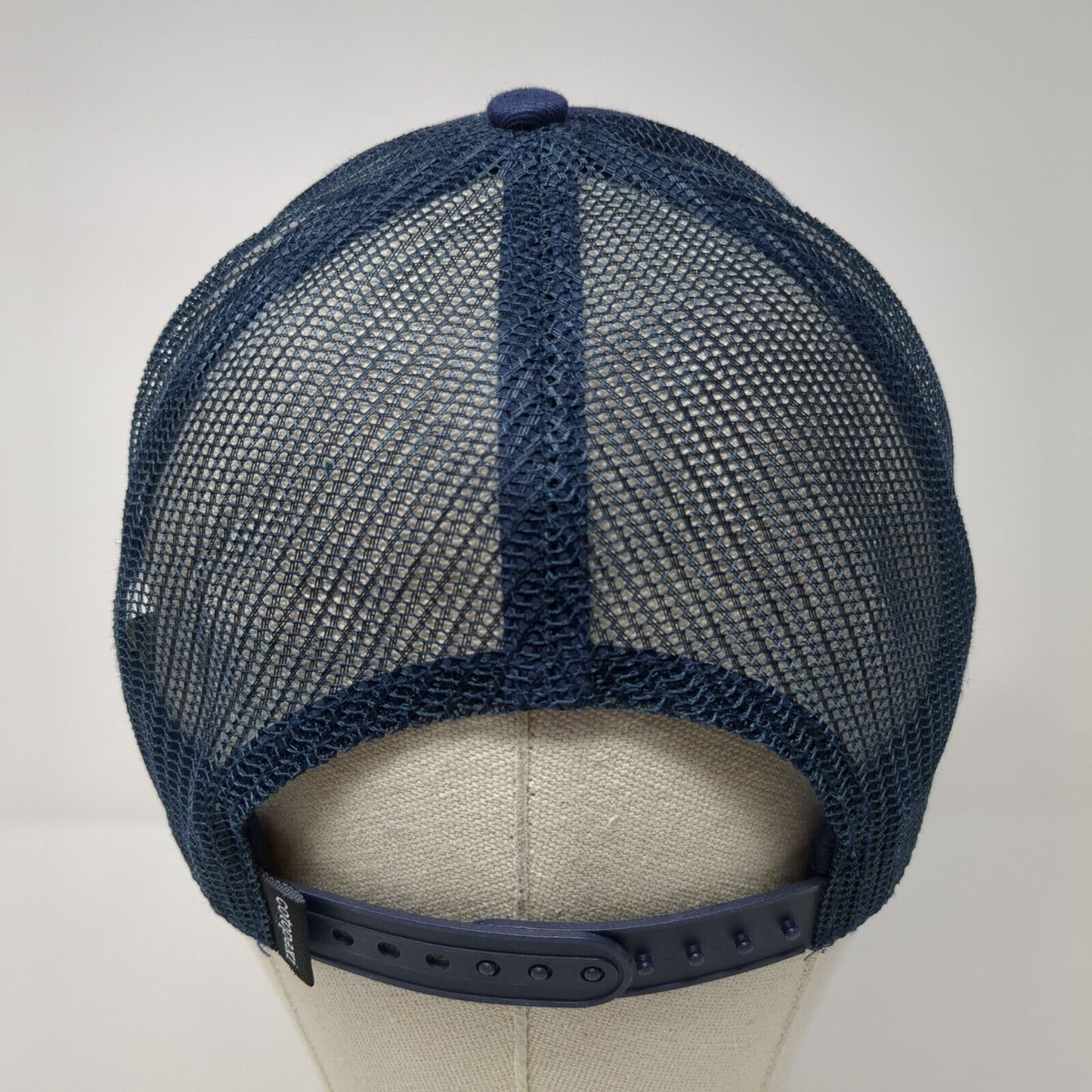 Cotopaxi Snapback Mesh Back Trucker Hat Blue One Size Solid Adjustable