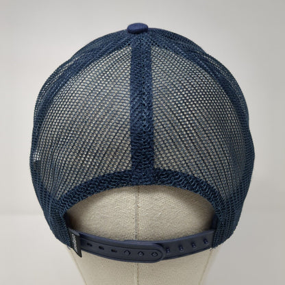 Cotopaxi Snapback Mesh Back Trucker Hat Blue One Size Solid Adjustable