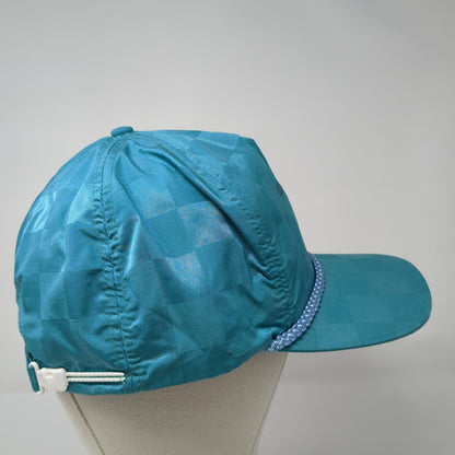 Izaak Walton Lodge Strapback Rope Hat Blue One Size Yankeetown Florida