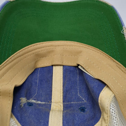 Headmost Heileman Old Style Beer Blue One Size Trucker Hat Mesh Snapback Logo