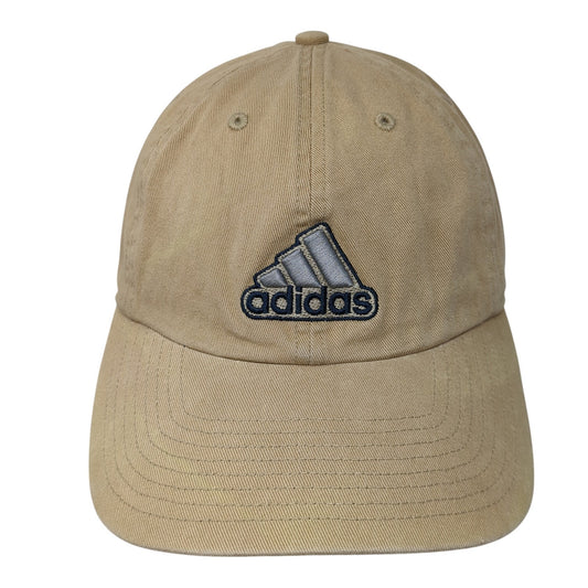 Adidas Slideback Baseball Cap Brown One Size Adjustable Embroidered 6 Panel